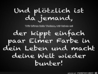 Und pl�tzlich ist da jemand