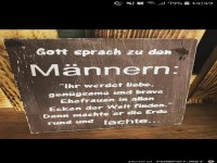Gott sprach zu den M�nnern