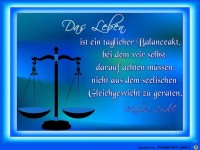 das leben ist ein taeglicher balanceakt