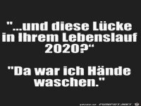 Da war ich H�nde waschen