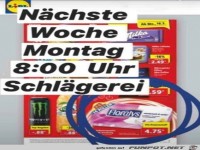 Montag 8 Uhr bei Lidl