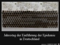 Jahrestag der Epidemie-Einf�hrung