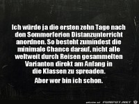 Nach den Ferien Distanzunterricht
