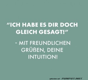 fun-Bild: Wenn die Intuition triumphiert!