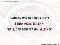 Das letzte Stueck Pizza