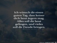 Wuensche dir einen guten Tag