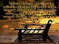 Der Tag neigt sich dem Ende zu