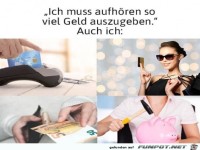 Ich sollte weniger Geld ausgeben