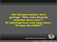 Der B�rgermeister wird gefragt