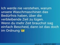 Waschmaschinen l�gen