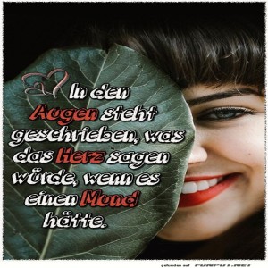 herz-Bild: In den Augen steht