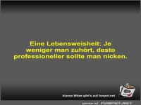 Weisheit des Nickens