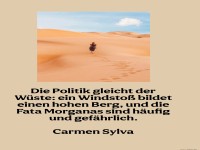 die politik gleicht der w�ste