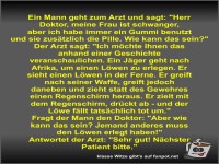 Ein Mann geht zum Arzt und sagt