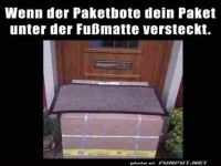 Dein Paket ist garantiert sicher...
