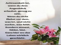 achtsamkeit ist, wenn