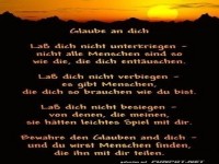 glaube an dich