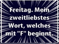 Mein zweitliebstes Wort mit F...