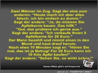 Zwei Männer im Zug