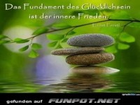 das Fundament des Gluecklichsein
