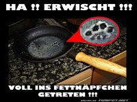 Voll ins Fettn�pfchen getreten