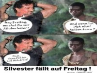 Silvester fällt auf Freitag