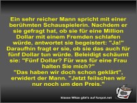 Ein sehr reicher Mann spricht mit einer berhmten...