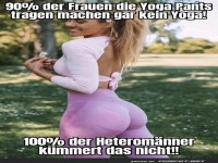 Yoga-Pants und Stereotype Hintergrnde