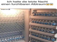Durstiger Albtraum: Kein Platz für Snacks!