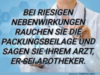 Bei Risiken und Nebenwirkungen: Humor inhalieren!