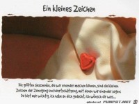 Ein kleines Zeichen
