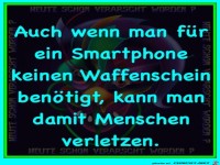 Smartphone ohne Waffenschein