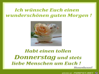 Habt einen tollen Donnerstag