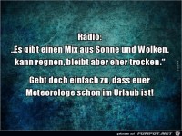 Das Wetter wird so oder so