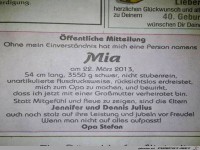 �ffentliche Mitteilung