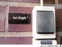 laut klingeln