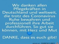 Danke an alle Pflegekr�fte