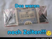 das waren noch Zeiten