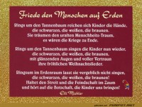 Friede den Menschen 24. Dezember