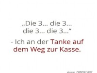 Alltagsmoment an der Tankstelle