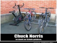 Fahrradparkplatz: Chuck Norris Edition
