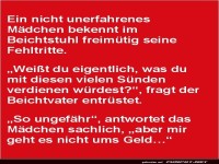 Wenn der Beichtstuhl �berrascht!