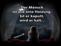 Der Mensch ist wie eine Heizung