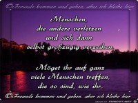 Menschen die andere verletzen