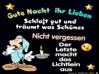 Gute Nacht ihr Lieben