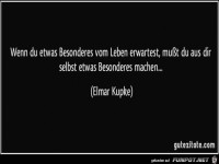 wenn du etwas besonderes erwartest