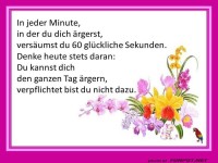 In jeder Minute
