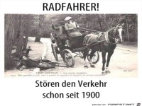 Immer diese Radfahrer