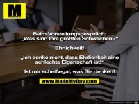 Bein Vorstellungsgespr�ch