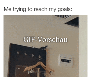 Wenn ich versuche meine Ziele zu erreichen